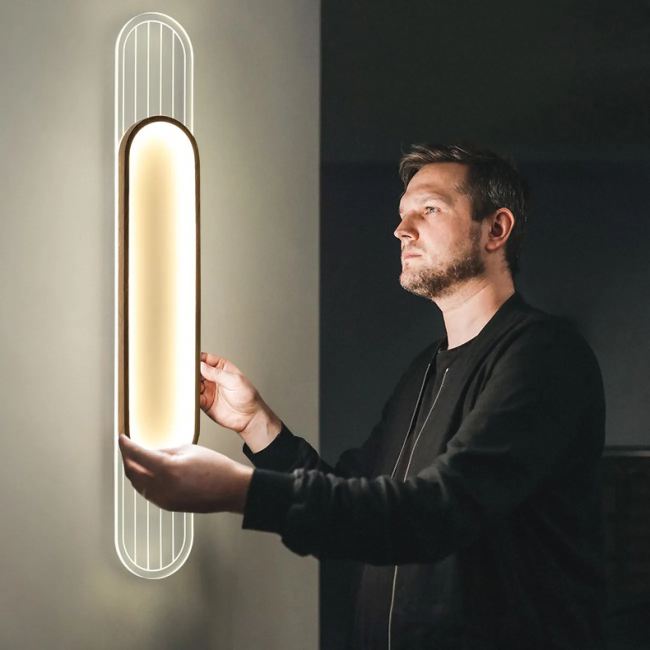 Настенный светильник CORD H80 Dark brown от ImperiumLoft