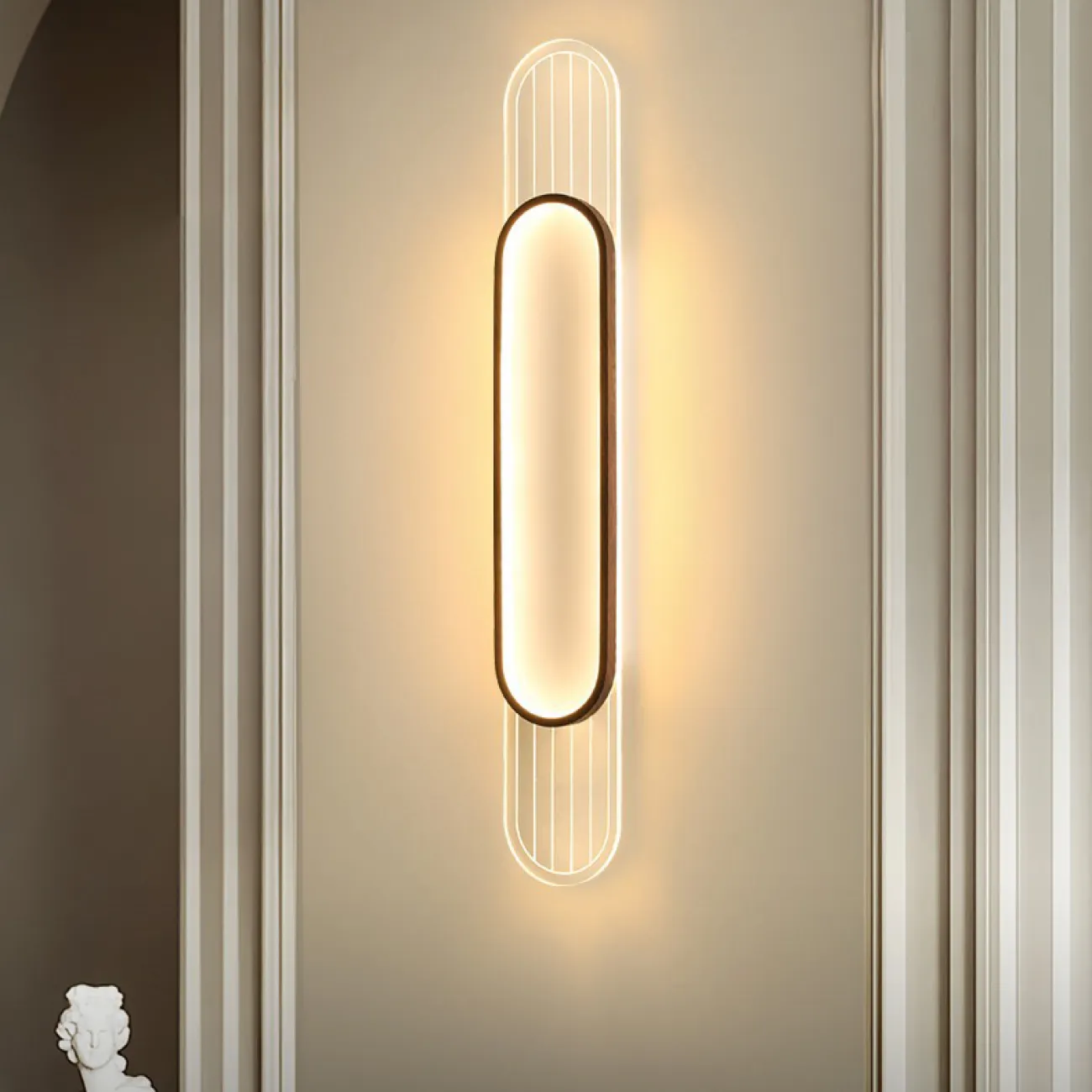 Настенный светильник CORD H60 Light brown от ImperiumLoft
