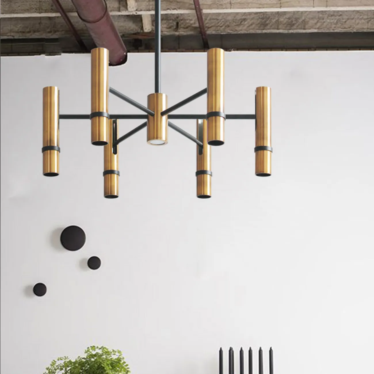 Люстра на штанге REACT D54 от ImperiumLoft Люстра на штанге REACT D54 от ImperiumLoft