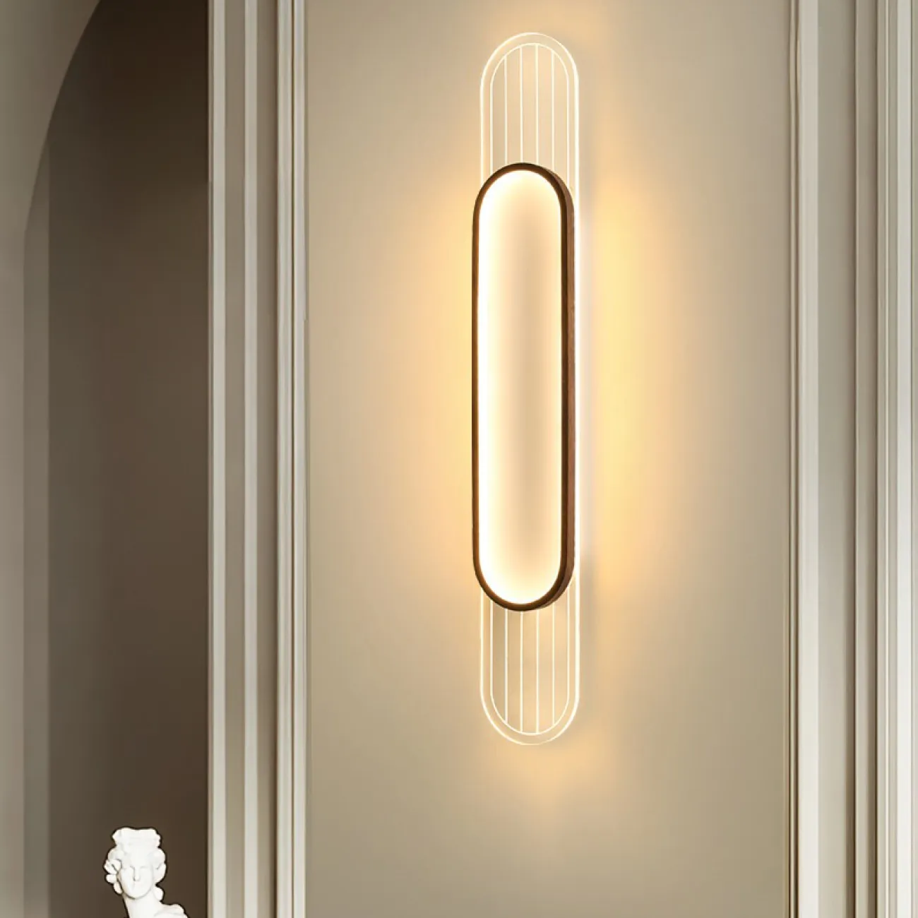 Настенный светильник CORD H80 Dark brown от ImperiumLoft