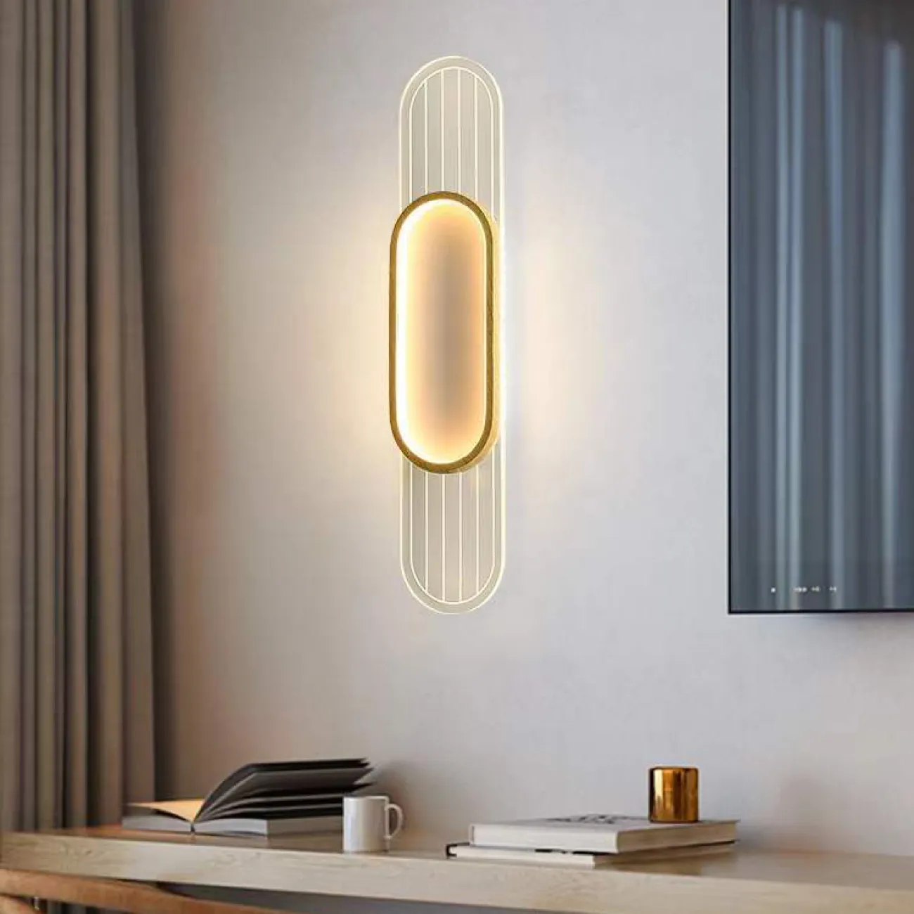 Настенный светильник CORD H80 Dark brown от ImperiumLoft