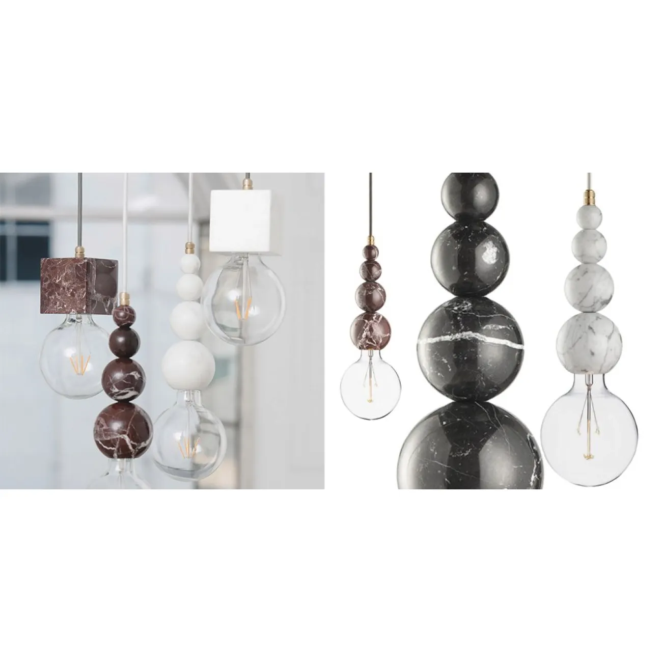 Подвесной светильник MARMOR SLIPP Bianco