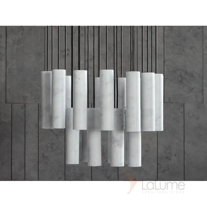 ПОДВЕСКИ СИЛОСА-BIANCO CARRARA D80 24 lamps от ImperiumLoft