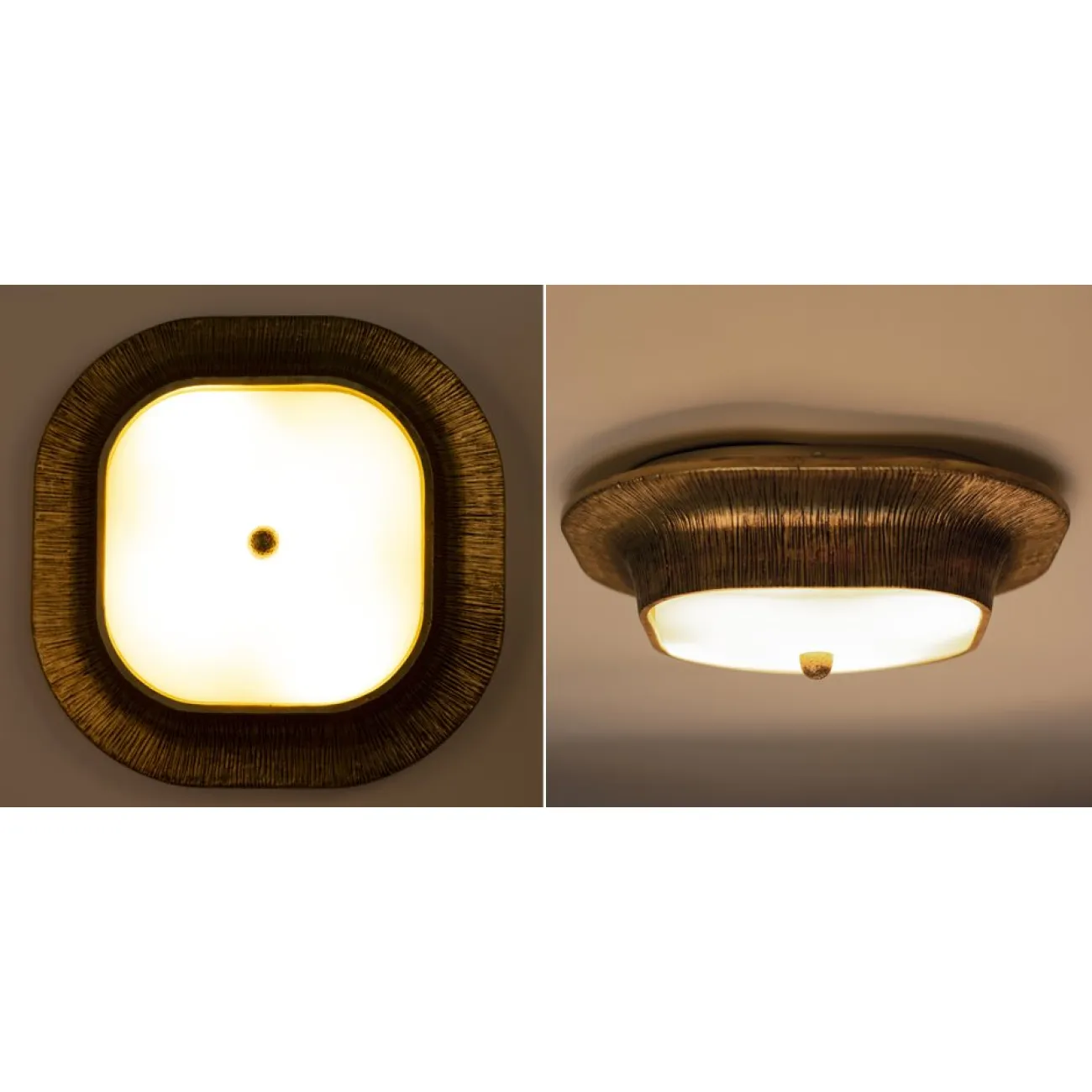 Потолочный светильник Utopia Round Sconce Gold designed by Kelly Wearstler