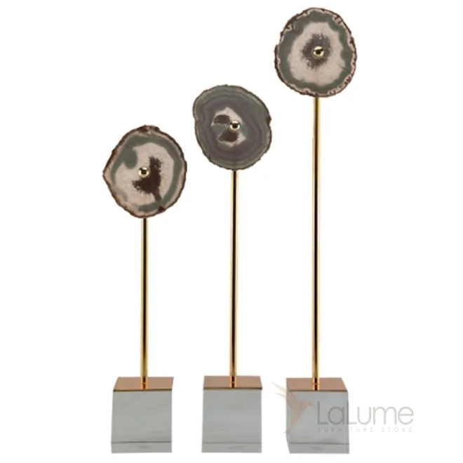 Комплект из 3-х статуэток AGATE DESIGN от LaLume