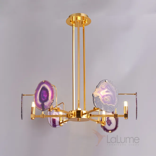 Люстра на штанге AGATE 4 Purple 6 от ImperiumLoft Люстра на штанге AGATE 4 Purple 6 от ImperiumLoft