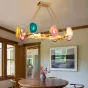 Люстра на штанге AGATE 4 Multicolored 6 от ImperiumLoft