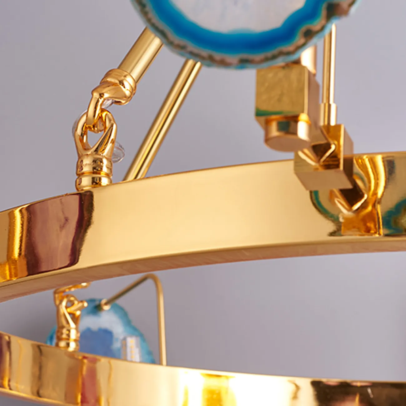 Люстра на штанге AGATE 4 Multicolored 8 от ImperiumLoft