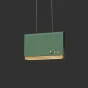 Светодиодный подвесной светильник BOOK 2 H15*25 Green от ImperiumLoft