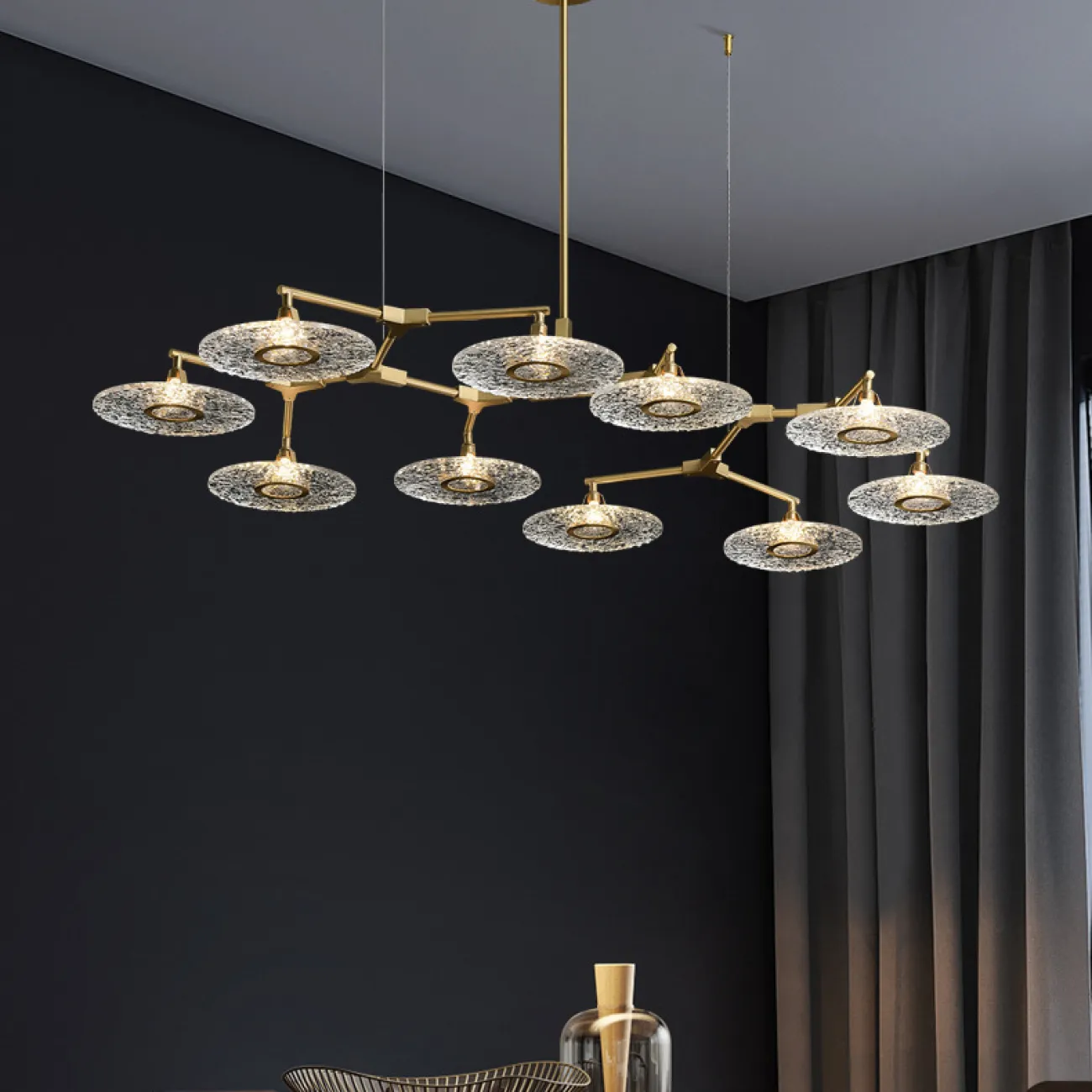 Потолочная люстра RAITA L85 от ImperiumLoft Потолочная люстра RAITA L85 от ImperiumLoft