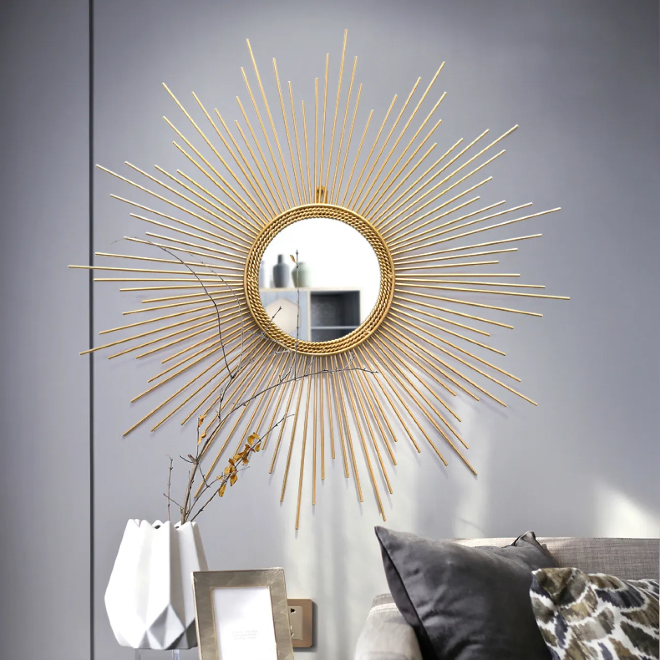 Дизайнерский настенный декор зеркало LaLume-KKK00231 Дизайнерский настенный декор зеркало LaLume-KKK00231