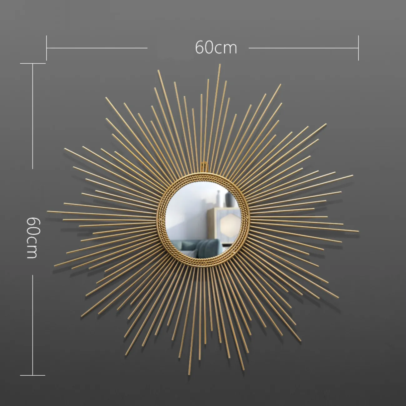 Дизайнерский настенный декор зеркало LaLume-KKK00231 Дизайнерский настенный декор зеркало LaLume-KKK00231