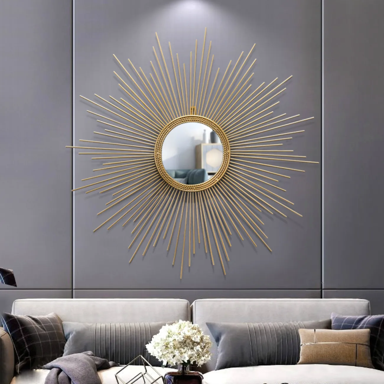 Дизайнерский настенный декор зеркало LaLume-KKK00231 Дизайнерский настенный декор зеркало LaLume-KKK00231