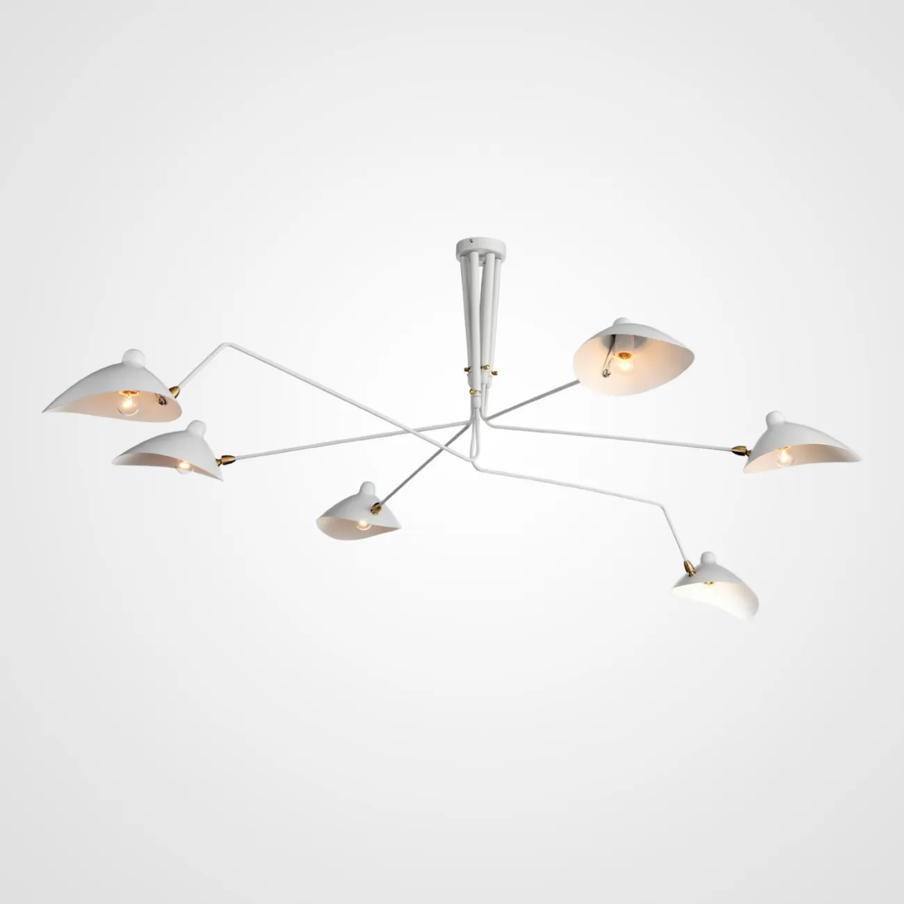 Потолочная люстра TEBES L6 Black от ImperiumLoft Потолочная люстра TEBES L6 Black от ImperiumLoft