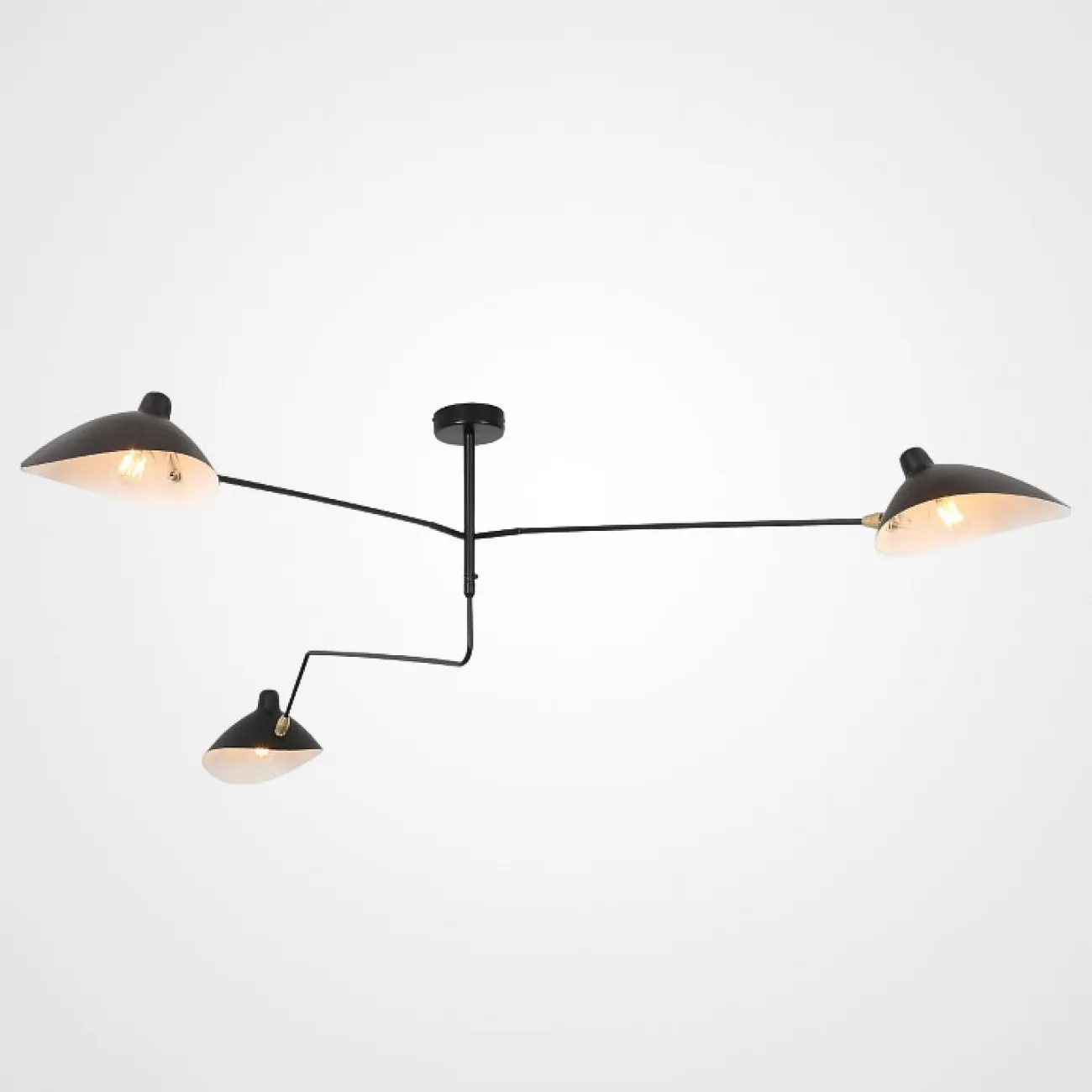 Потолочная люстра TEBES L6 Black от ImperiumLoft