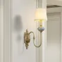 Бра в современном американском стиле с текстильными абажурами ZOE WALL