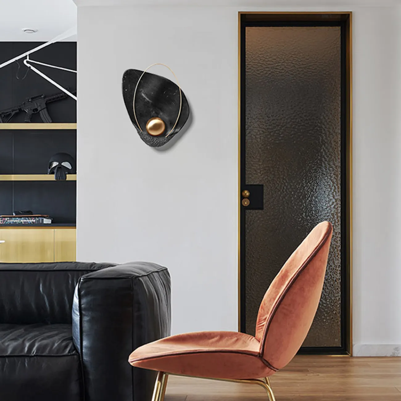 Настенный светильник CLAM Белый мрамор от ImperiumLoft Настенный светильник CLAM Белый мрамор от ImperiumLoft