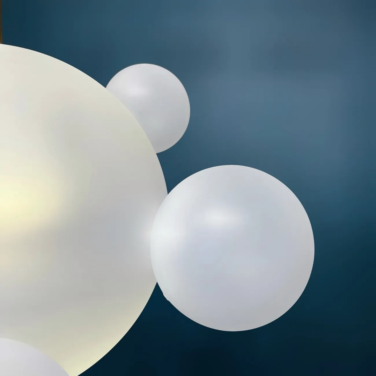 Люстра GIOPATO & COOMBES BOLLE BLS LAMP white glass rectangle от ImperiumLoft