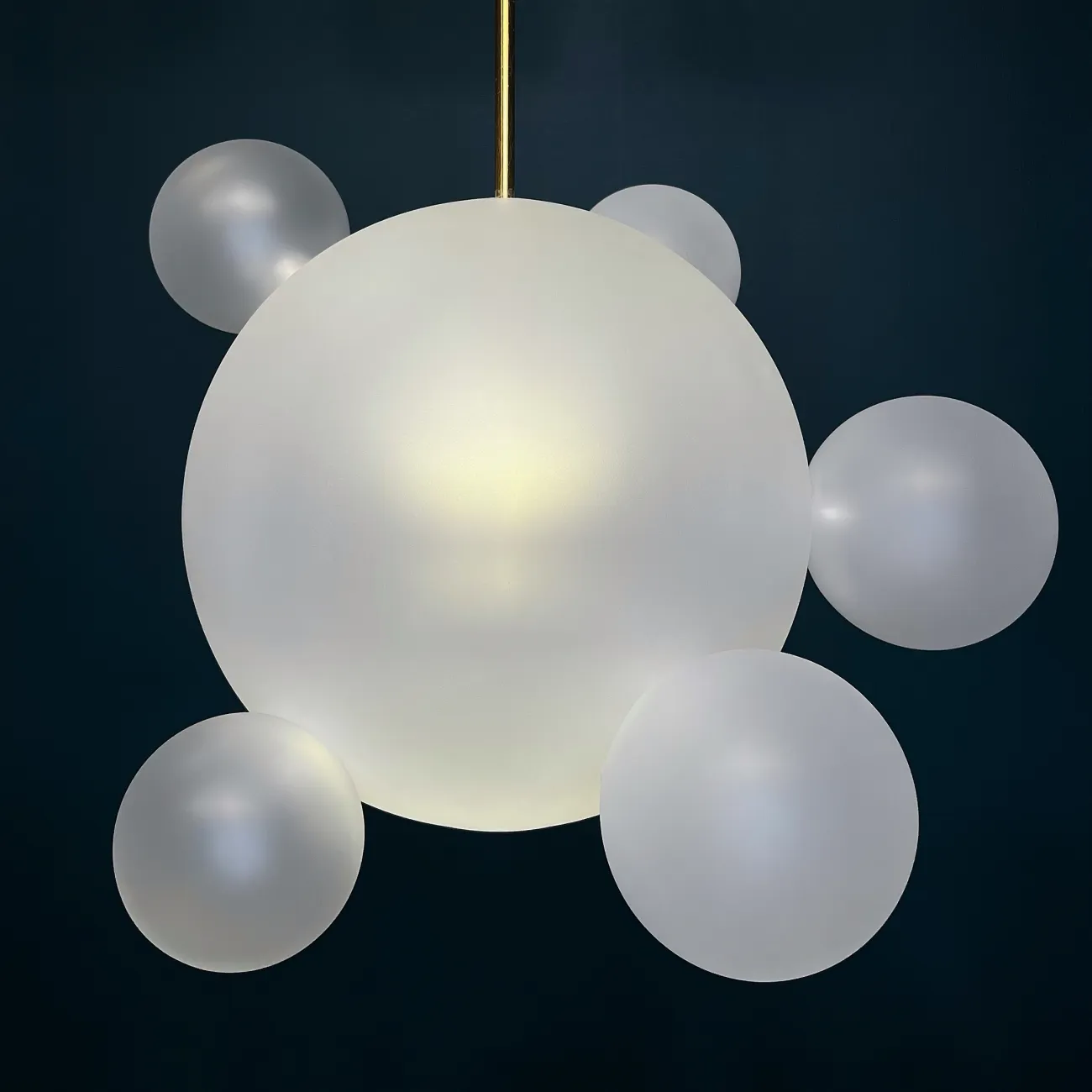 Подвесной светильник GIOPATO & COOMBES BOLLE BLS LAMP white glass 6 от ImperiumLoft