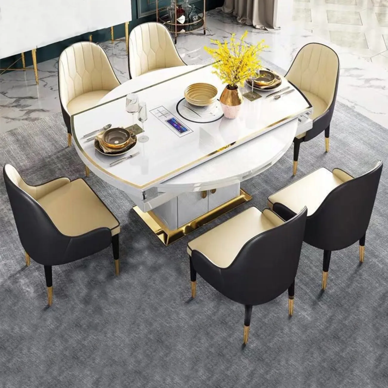 Дизайнерский обеденный стол LaLume-AZ00288