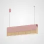 РЕЕЧНЫЙ ПОДВЕСНОЙ СВЕТИЛЬНИК BOOK 3 L60 Pink от ImperiumLoft