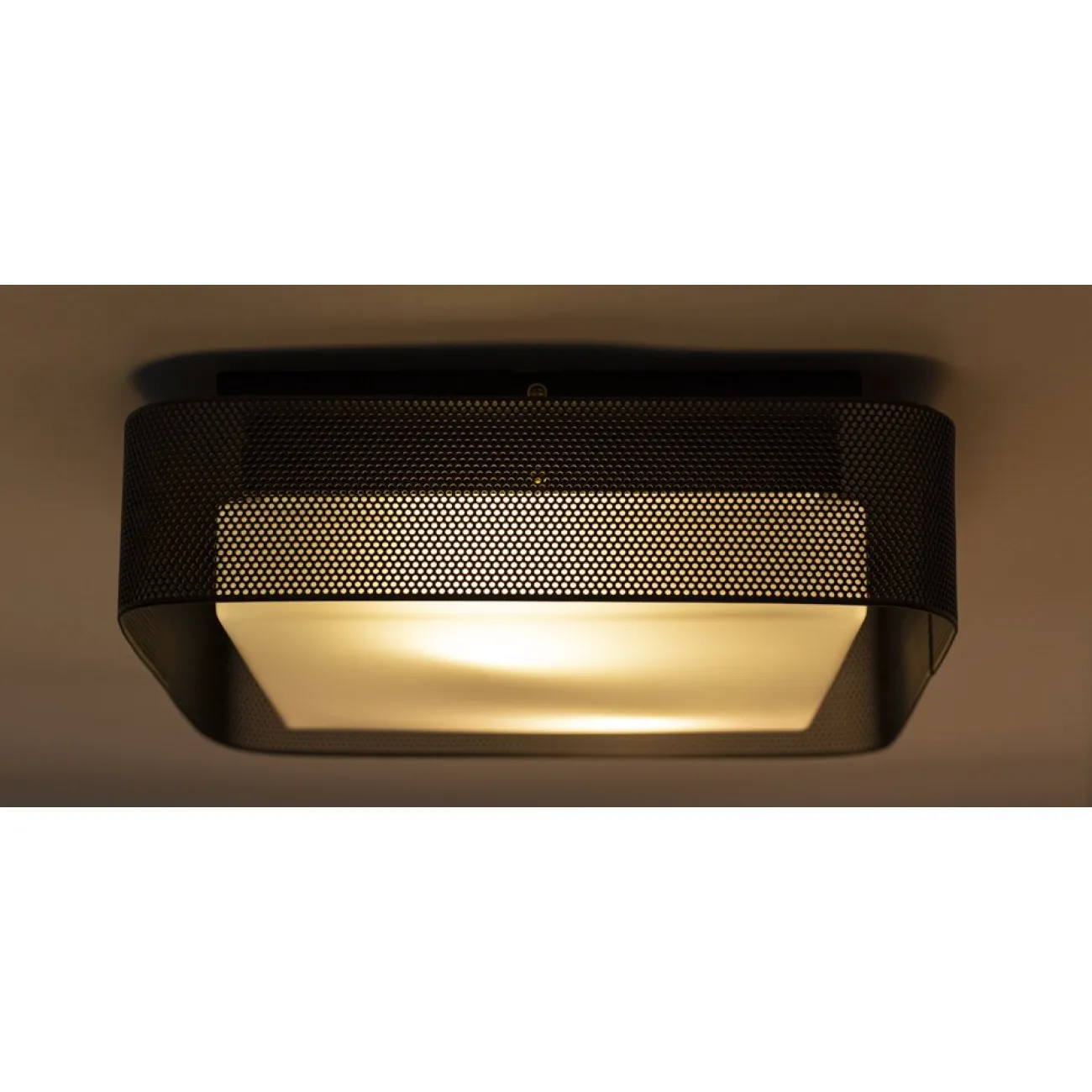PRECISION Large Flush Mount Black