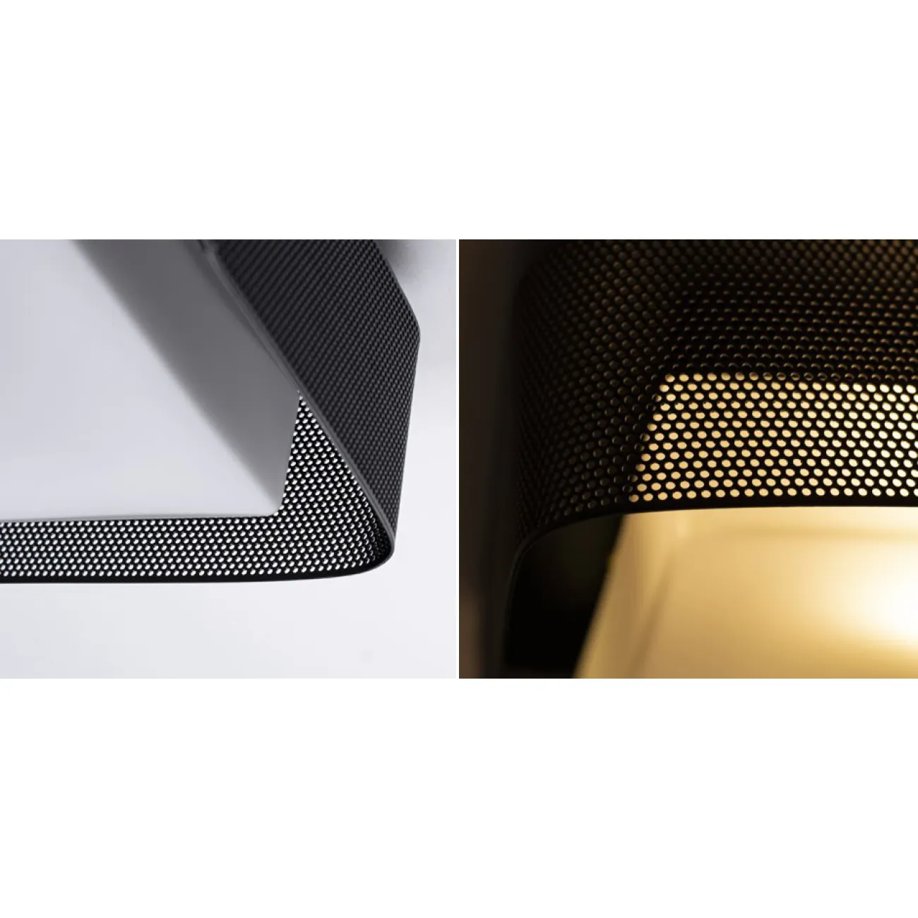 PRECISION Large Flush Mount Black