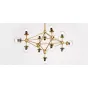 Люстра Modo Chandelier Globes Blue Ambre Gold от LaLume