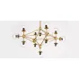 Люстра Modo Chandelier Globes Blue Ambre Gold от LaLume