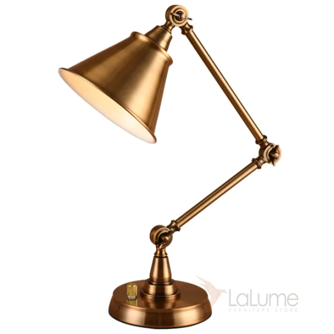 Настольная лампа 20TH C.Factory FilamentI Table Lamp antique brass от LaLume