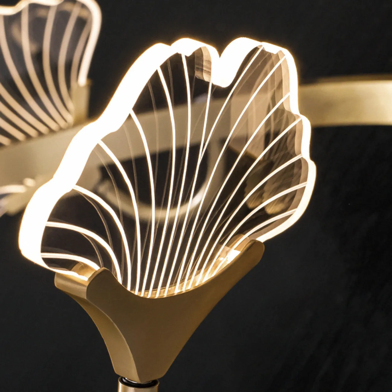 Светодиодная люстра с кольцевым каркасом SELVI B D70 от ImperiumLoft