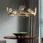 Светодиодная люстра с кольцевым каркасом SELVI B D70 от ImperiumLoft