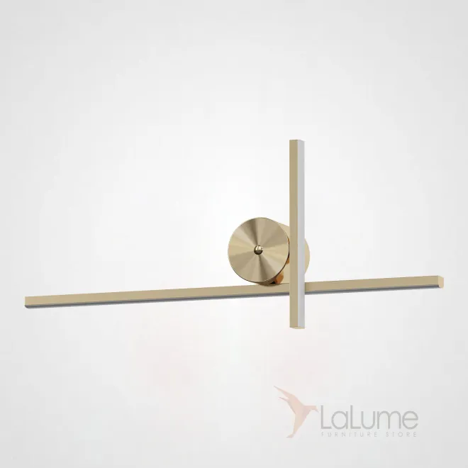 Серия настенных светодиодных светильников с прямоугольными перекрестными плафонами на круглом креплении STICH L50 Серия настенных светодиодных светильников с прямоугольными перекрестными плафонами на круглом креплении STICH L50