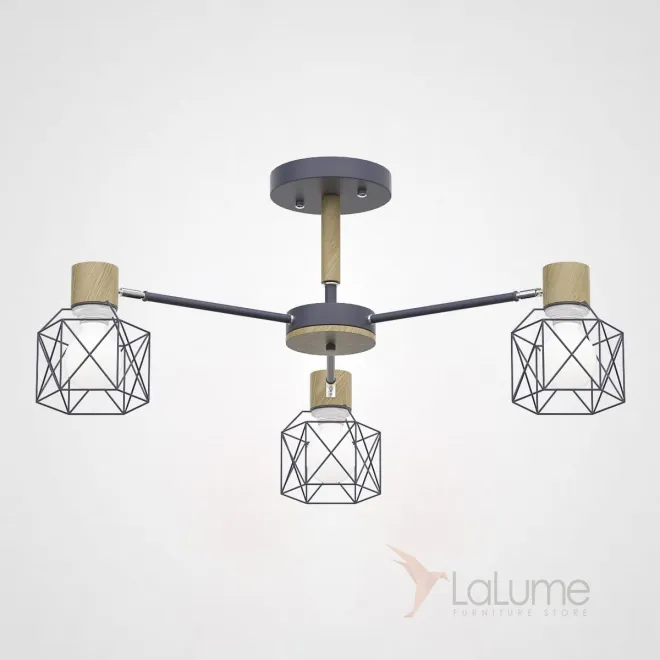Потолочная люстра CORF B3 Gray 3 lamps от ImperiumLoft