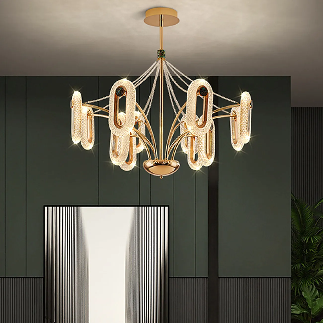 Потолочная люстра KEZIA CH L6 от ImperiumLoft