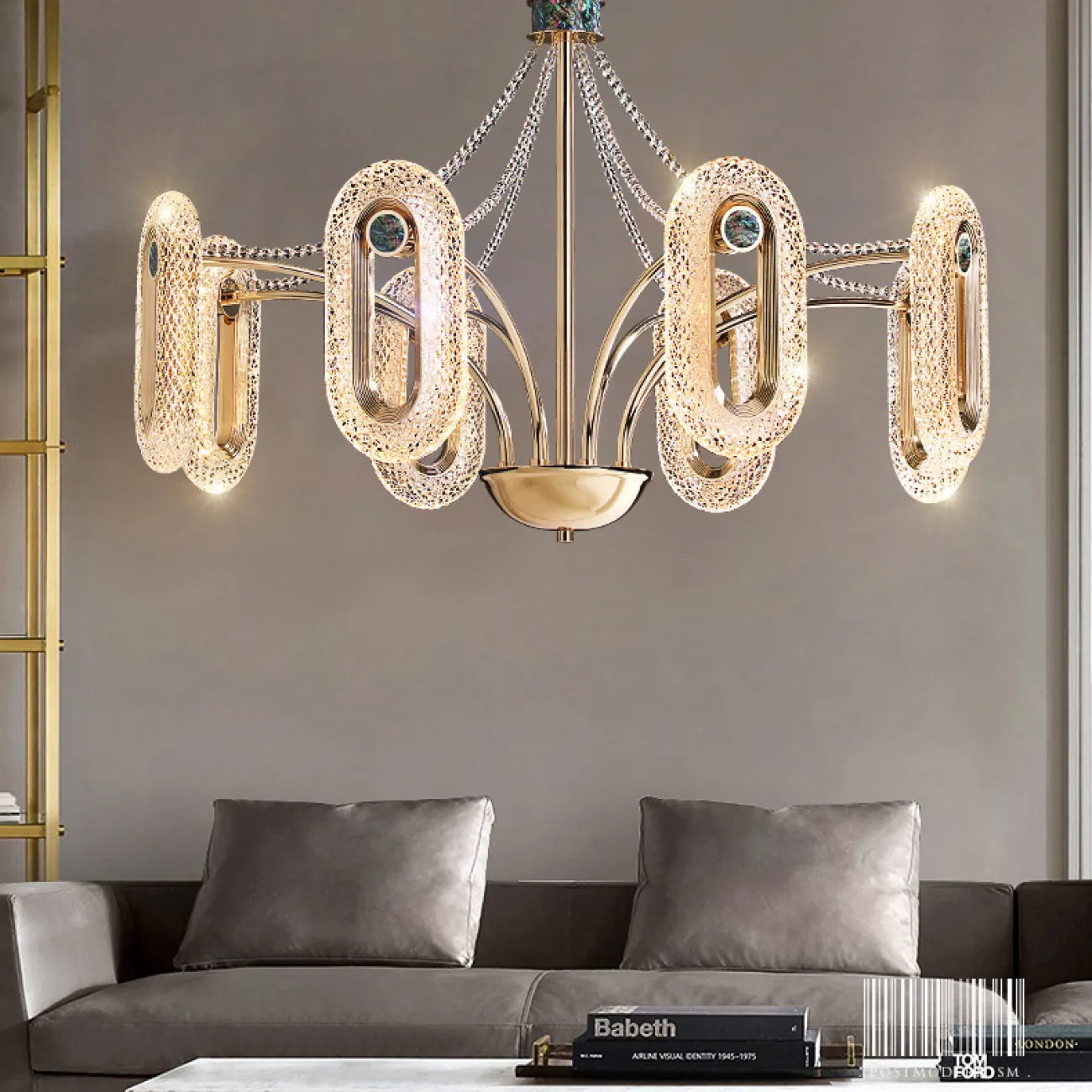 Потолочная люстра KEZIA CH L6 от ImperiumLoft