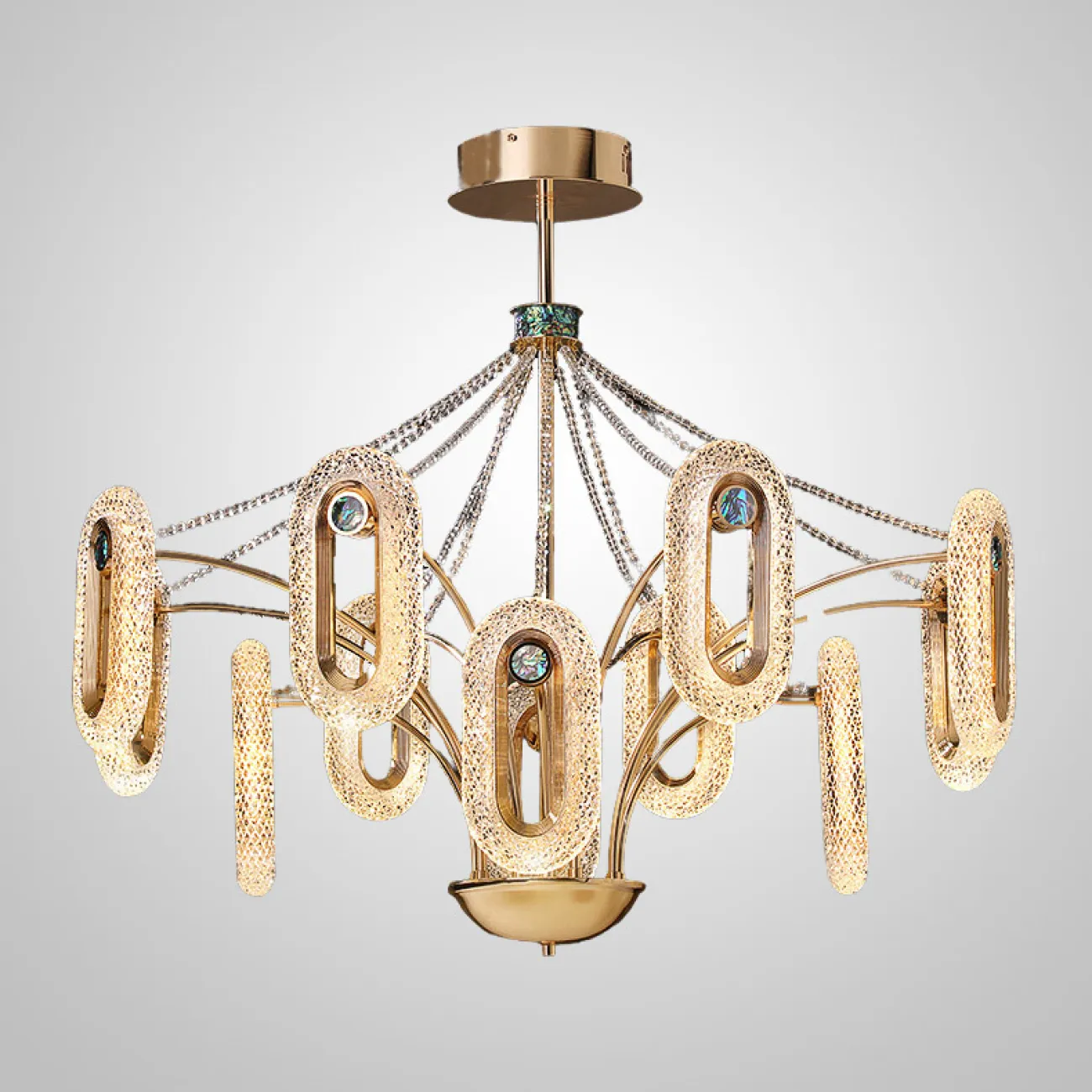 Потолочная люстра KEZIA CH L6 от ImperiumLoft