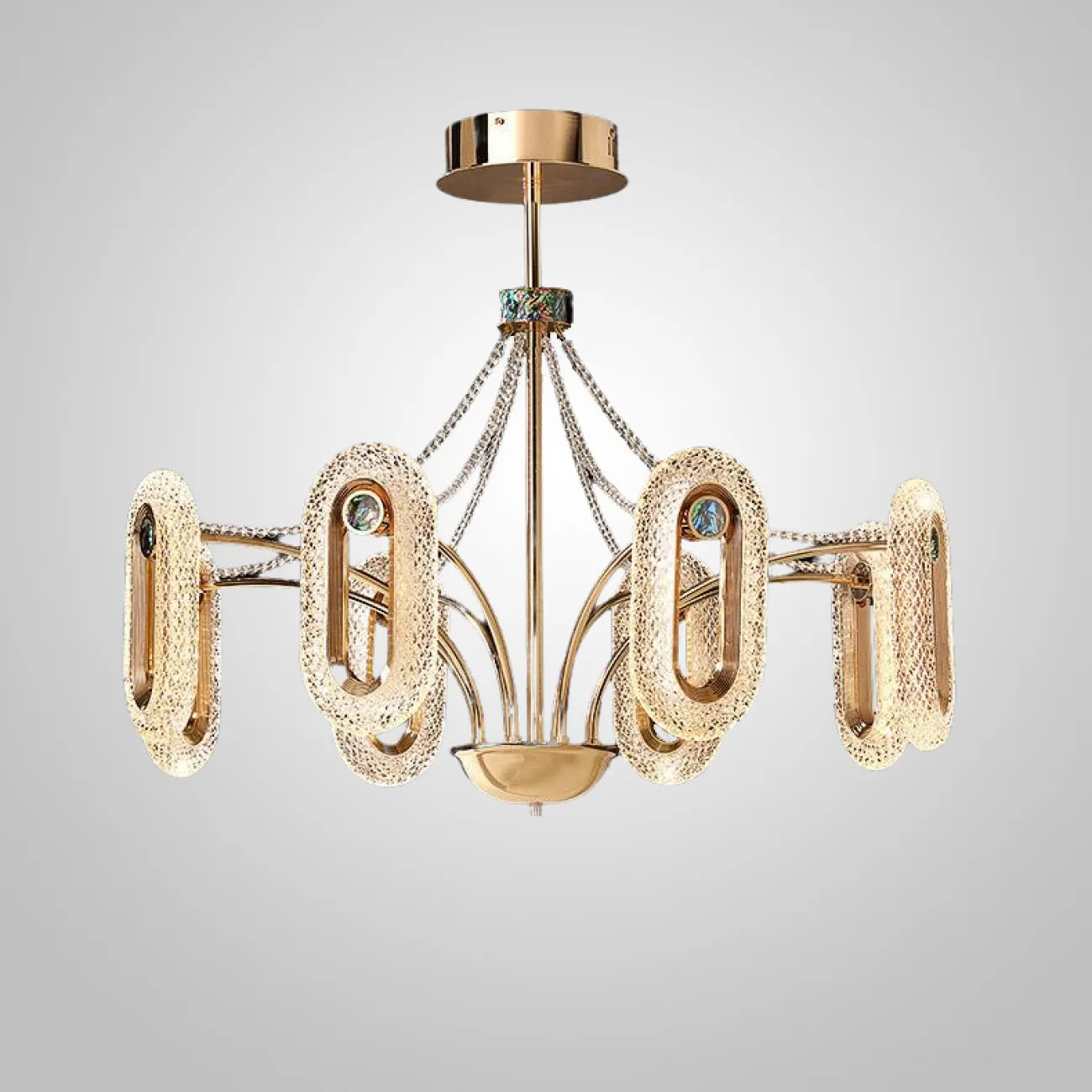 Потолочная люстра KEZIA CH L6 от ImperiumLoft