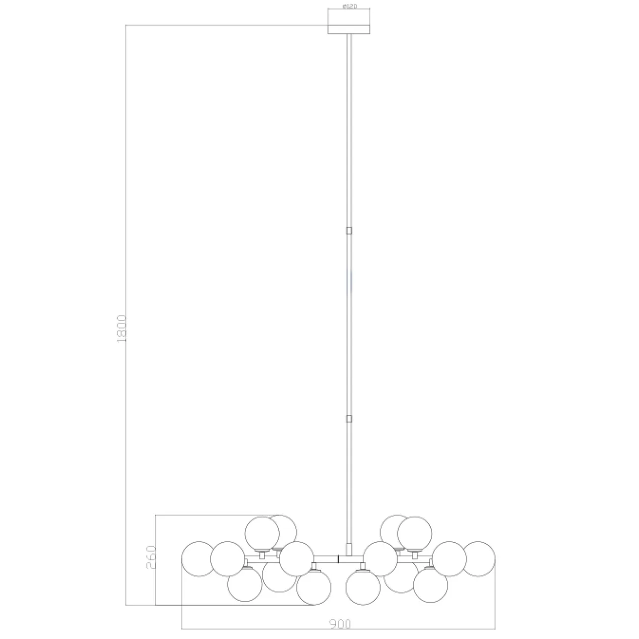 Светильник Bubble Stik Cold Chandelier от LaLume Светильник Bubble Stik Cold Chandelier от LaLume