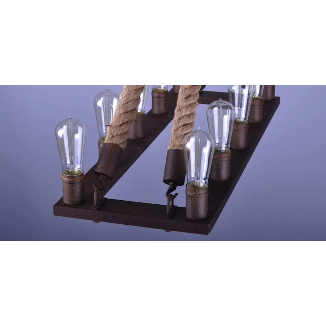 Люстра Square Mini 10 Loft Rope Light от LaLume Люстра Square Mini 10 Loft Rope Light от LaLume