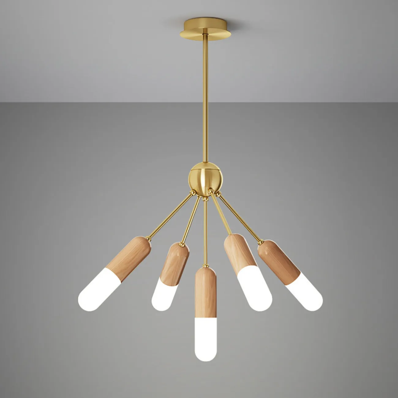 Потолочная люстра KERSTEN CH L5 от ImperiumLoft Потолочная люстра KERSTEN CH L5 от ImperiumLoft