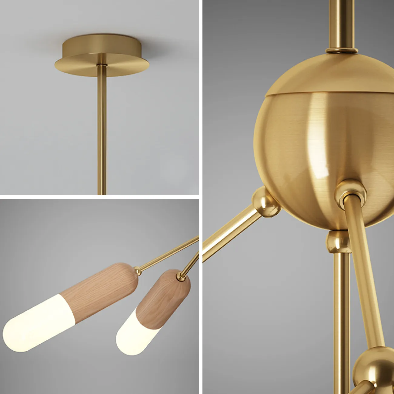 Потолочная люстра KERSTEN CH L5 от ImperiumLoft Потолочная люстра KERSTEN CH L5 от ImperiumLoft