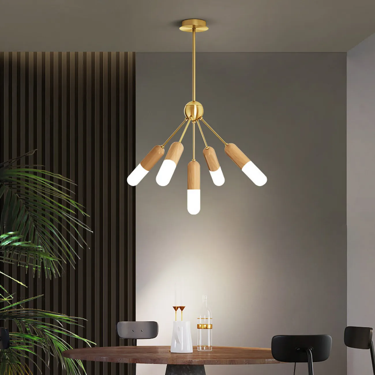 Потолочная люстра KERSTEN CH L5 от ImperiumLoft