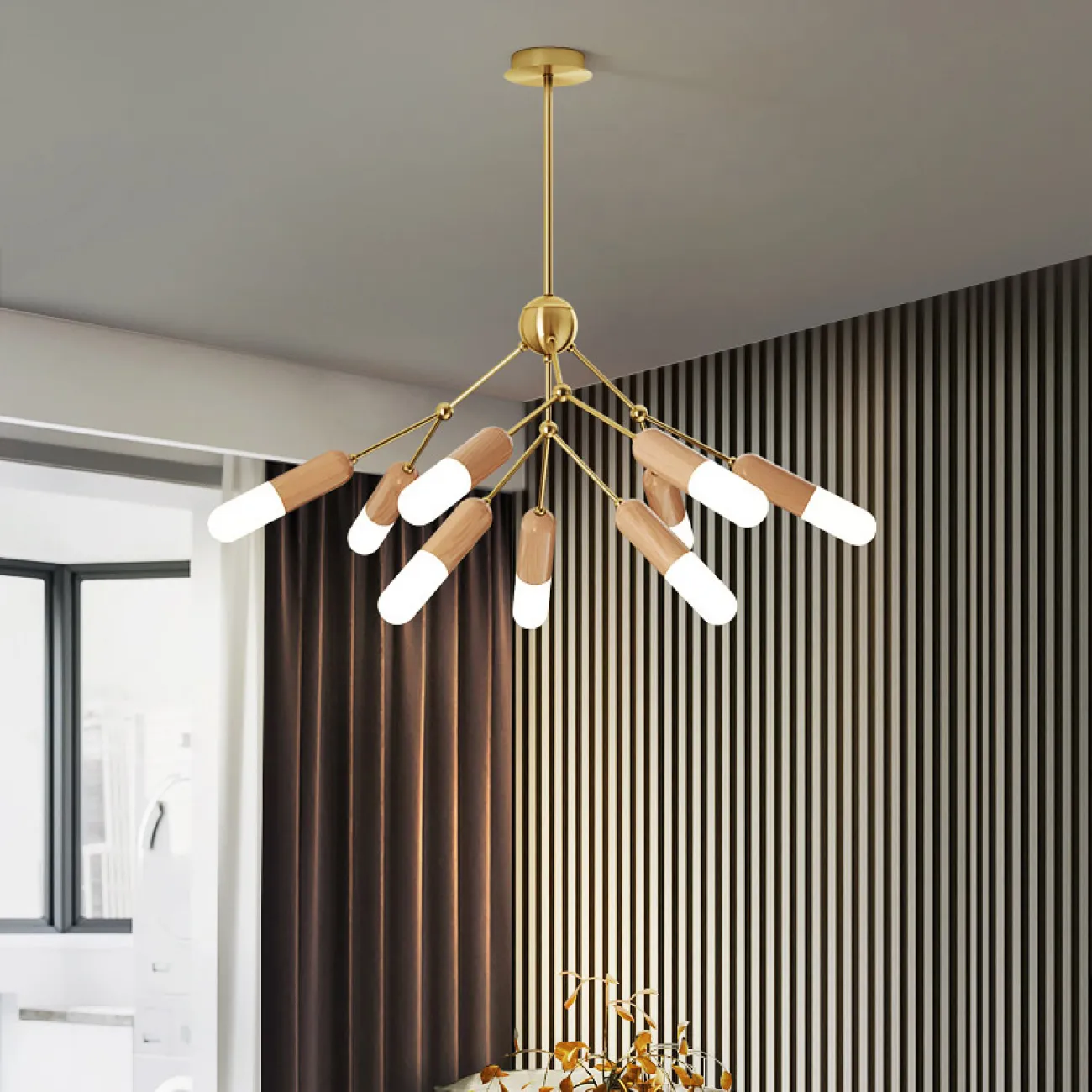 Потолочная люстра KERSTEN CH L5 от ImperiumLoft Потолочная люстра KERSTEN CH L5 от ImperiumLoft