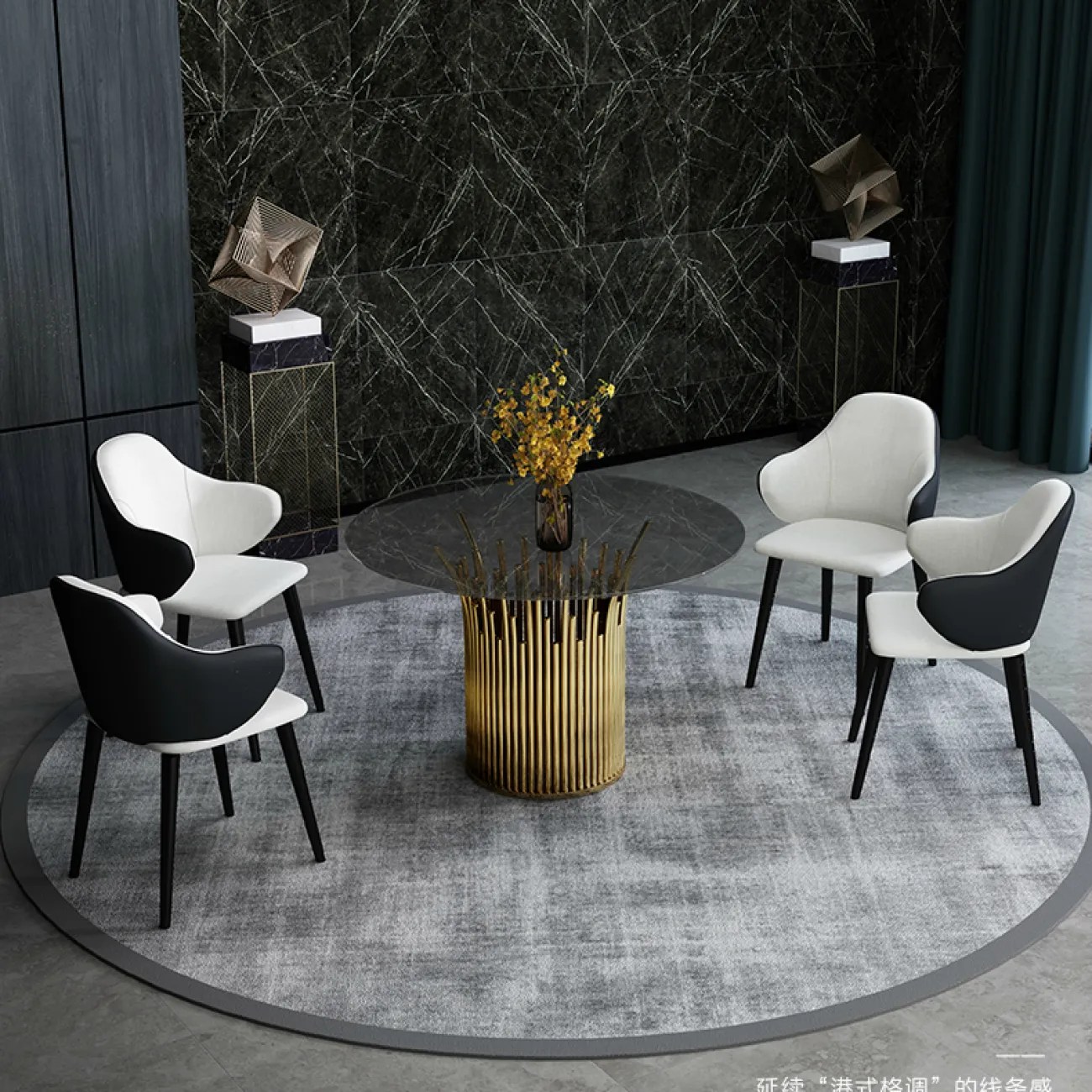 Дизайнерский обеденный стол LaLume-AZ00296 Дизайнерский обеденный стол LaLume-AZ00296