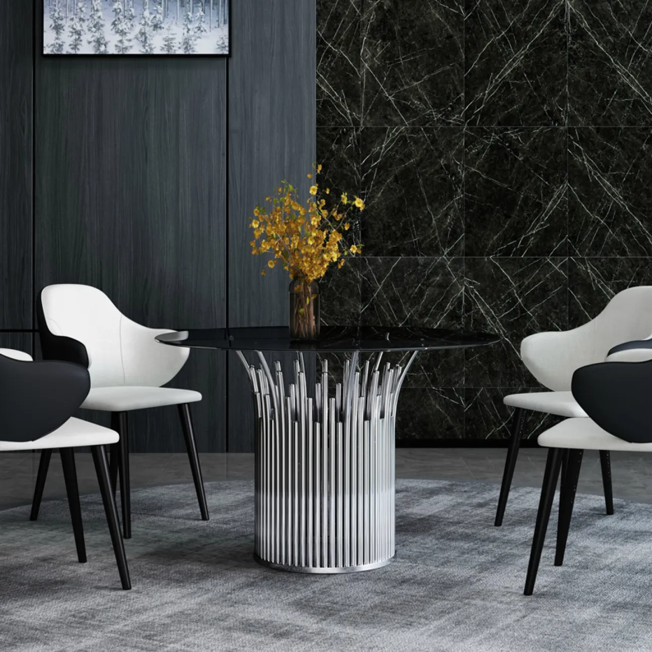 Дизайнерский обеденный стол LaLume-AZ00296 Дизайнерский обеденный стол LaLume-AZ00296