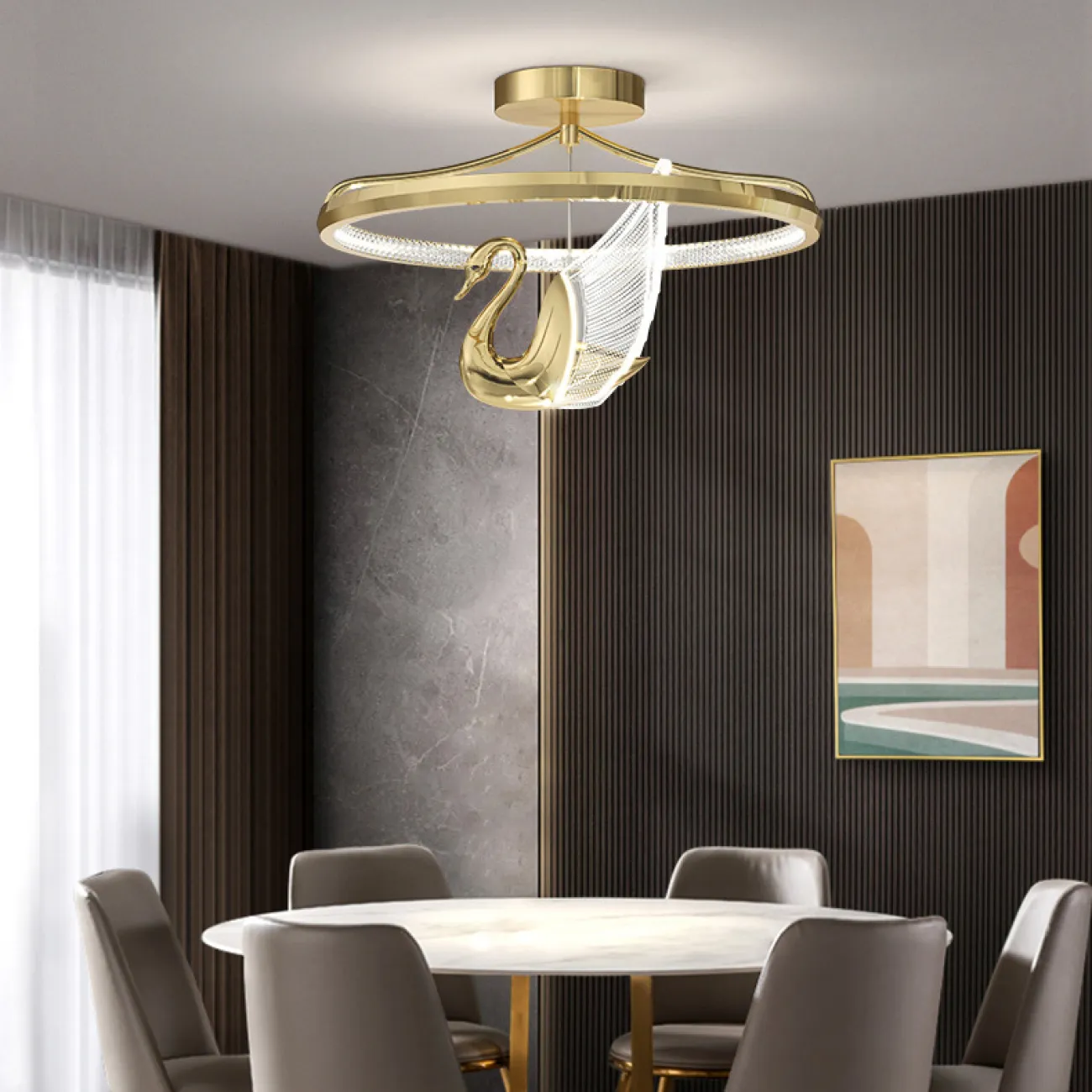 Потолочная люстра BIRDIE CH от ImperiumLoft