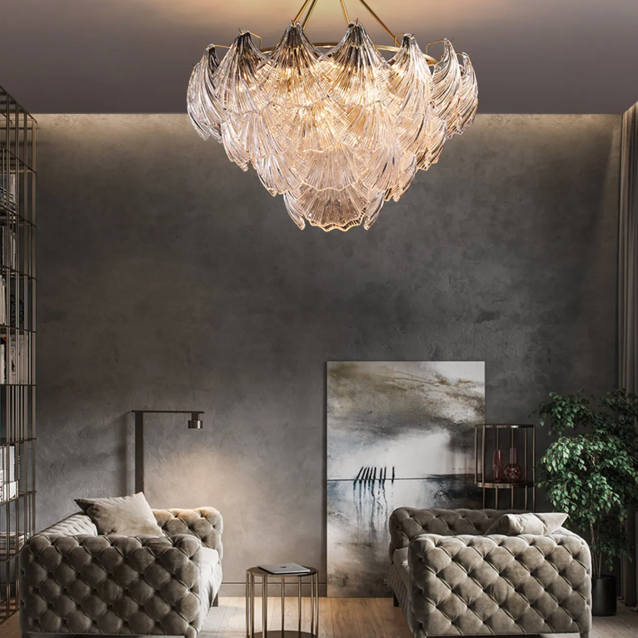 Потолочная люстра STEFANI CH L9 от ImperiumLoft