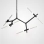 Люстра Агнес Chandelier Summer 8 Black от ImperiumLoft
