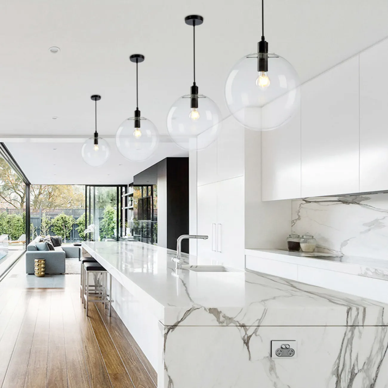 Подвесной светильник PENBALL D30 Black от ImperiumLoft